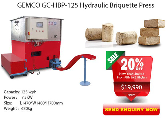 hydraulic briquette press machine